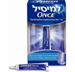 למיסיל ONCE תמיסה Terbinafine HCL 1% לטיפול בפטרת כף הרגל במריחה חד פעמית 4 גרם