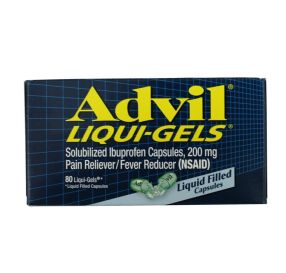 Advil אדויל Liqui-Gels 200 לשיכוך כאבים ולהורדת חום 80 קפסולות