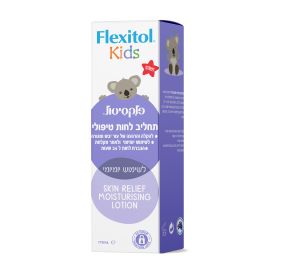 Flexitol Kids תחליב לחות טיפולי להקלה והרגעה של עור יבש ומגורה לשימוש מגיל 3 - 175 מ&#39;&#39;ל