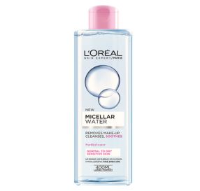 L&#39;oreal מי פנים מיסלריים לעור רגיל עד יבש 400 מ”ל